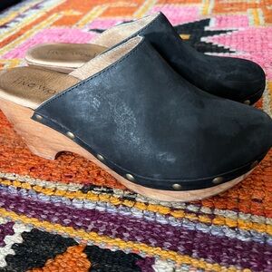 Cordani Studded Clogs Suede Black Size 8